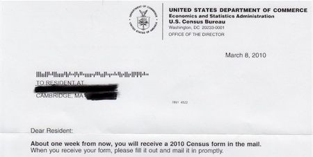 The census is coming