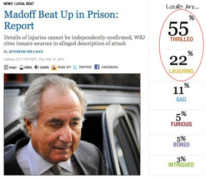 Bernie Madoff Survey Results