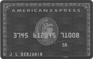 The American Express Centurion card