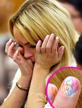 Lindsay Lohan's classless message to the court