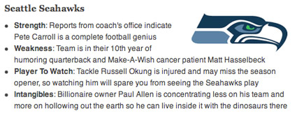 The Seahawks preview