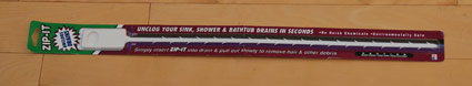 ZipIt drain cleaner