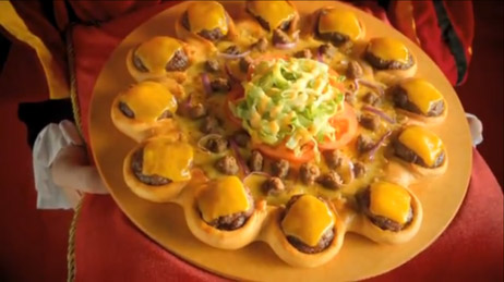 Pizza Hut's Cheeseburger Crown Crust Pizza