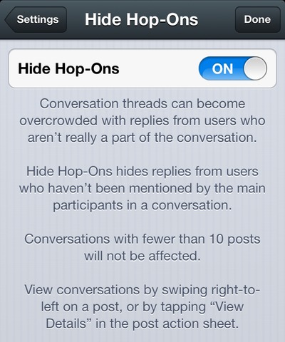 The Hide Hop-Ons Pref